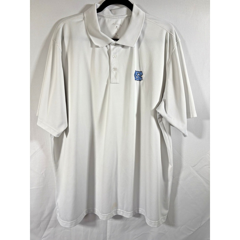 Antigua polo golf shirt size 2xl north carolina tar heels short sleeves
